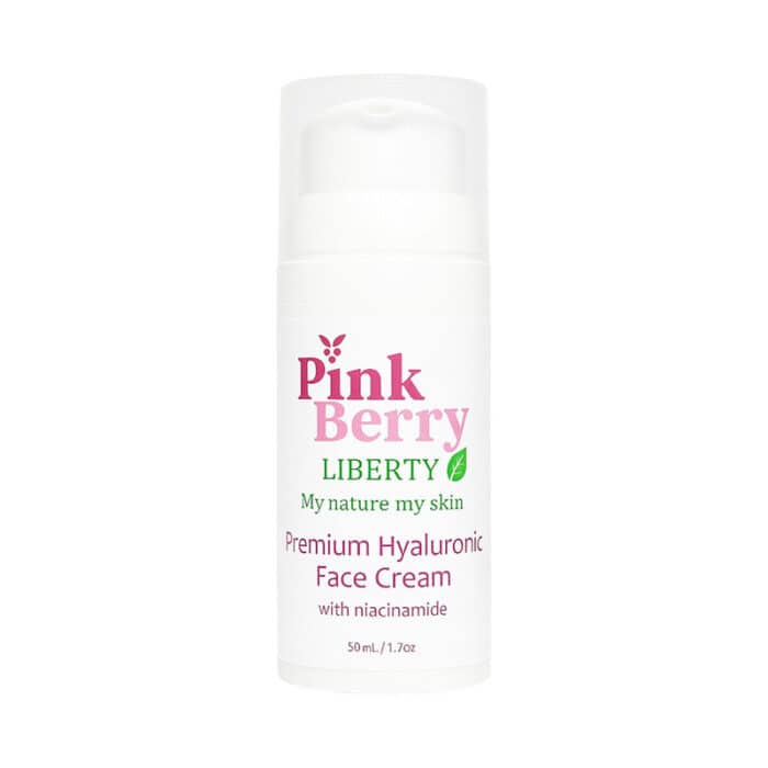 Pinkberry Cosmetics Liberty Κρέμα Προσώπου για Ενυδάτωση, Σύσφιξη & Λάμψη με Υαλουρονικό Οξύ & Νιασιναμίδη 50ml - Image 1