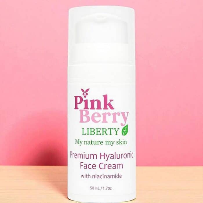 Pinkberry Cosmetics Liberty Κρέμα Προσώπου για Ενυδάτωση, Σύσφιξη & Λάμψη με Υαλουρονικό Οξύ & Νιασιναμίδη 50ml - Image 3