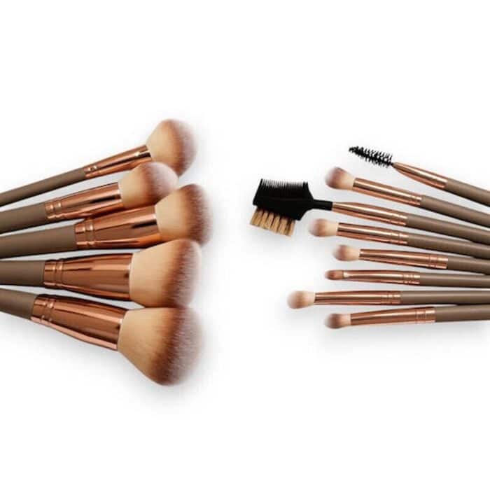 Pinkberry Cosmetics Επαγγελματικό Σετ με Πινέλα Μακιγιάζ από Συνθετική Τρίχα 15τμχ - Image 1