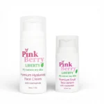 Pinkberry Cosmetics Liberty Σετ Περιποίησης Προσώπου Κρέμα & Serum με Υαλουρονικό, Νιασιναμίδη & Έκκριμα Σαλιγκαριού