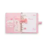 Pinkberry Self-Care Planner A5 Binder - Ατζέντα Οργάνωσης με Αυτοκόλλητα & Μπρελόκ