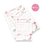 Pinkberry Self-Care Planner A5 Binder - Ατζέντα Οργάνωσης με Αυτοκόλλητα & Μπρελόκ - Image 3