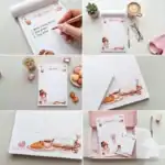 Coffee Notes Set: Aesthetic Μπλοκάκι A5 (50 φύλλα) & Stickers - Image 3